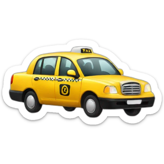 Taxi sticker