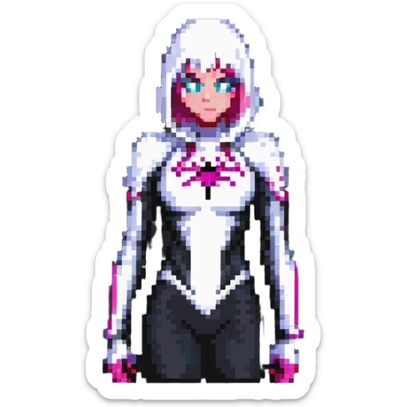 Spider-Gwen from Spider-Verse sticker