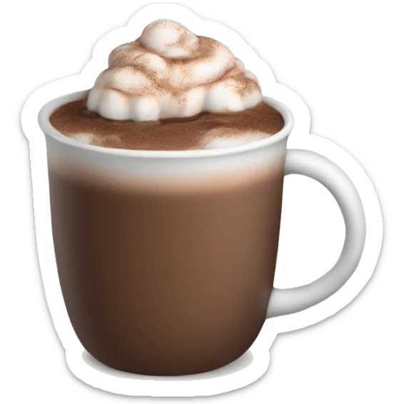 hot chocolate  sticker