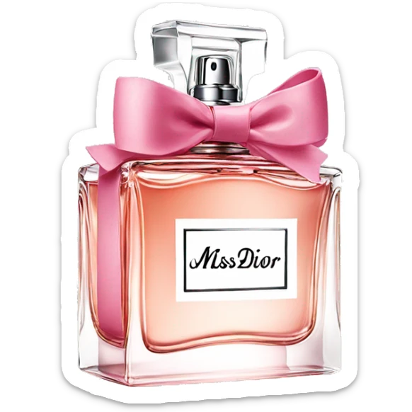 Miss dior perfume sticker
