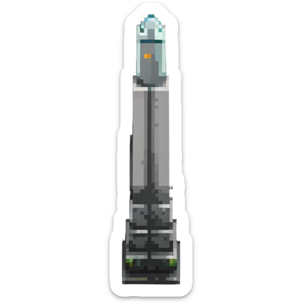 The Obelisk of Buenos Aires, a tall white stone monument with a pointed top, standing alone, iconic landmark of Argentina sticker