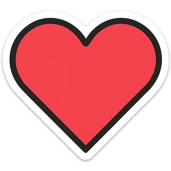 heart icon sticker
