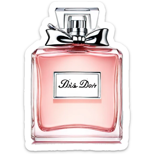Miss dior perfume sticker