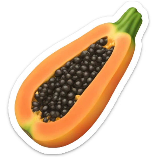 Papaya sticker