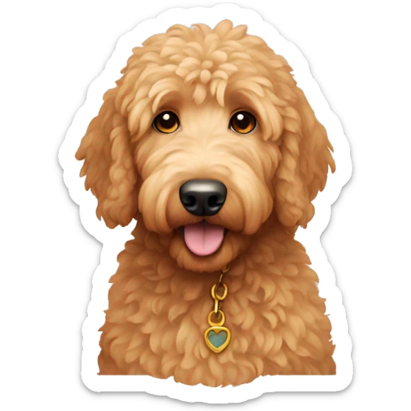 golden doodle  sticker