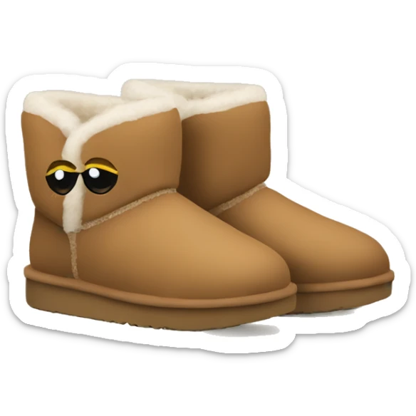 ugg slippers  sticker