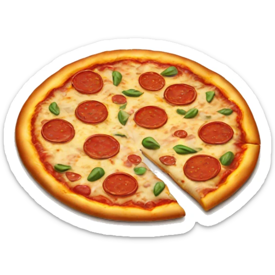 Pizza sticker