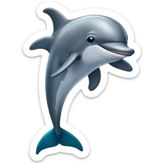 circus dolphin sticker