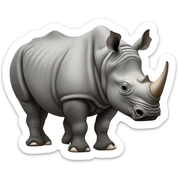 Rhino sticker