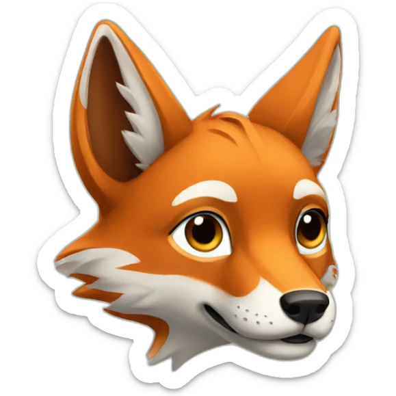 Renard sticker