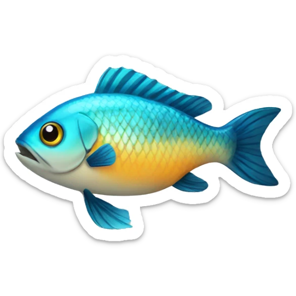 Fish sticker