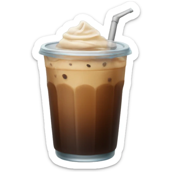Iced coffee sticker