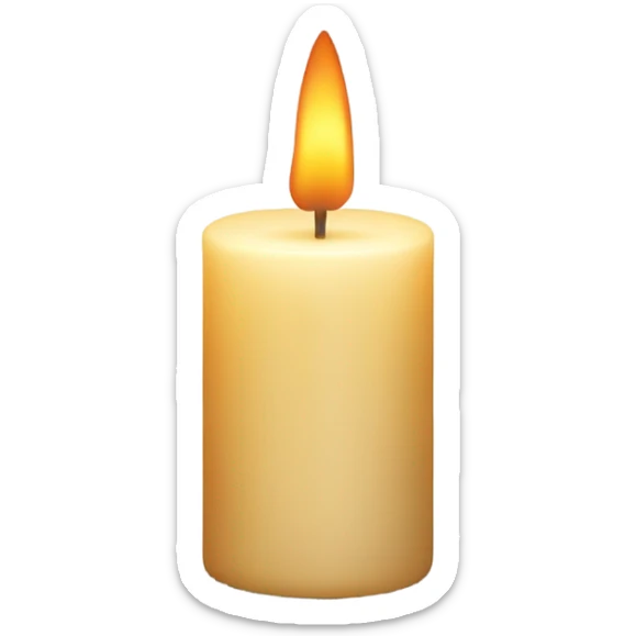 Candle sticker