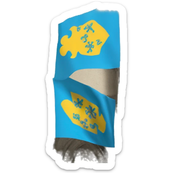 Kingdom Flag of Galicia and Lodomeria sticker