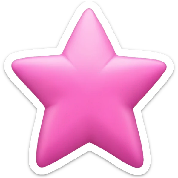 Pink Star  sticker