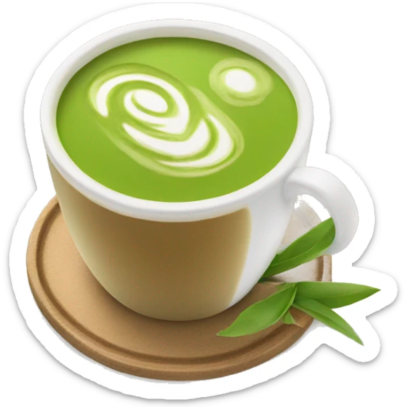 Matcha Latte  sticker