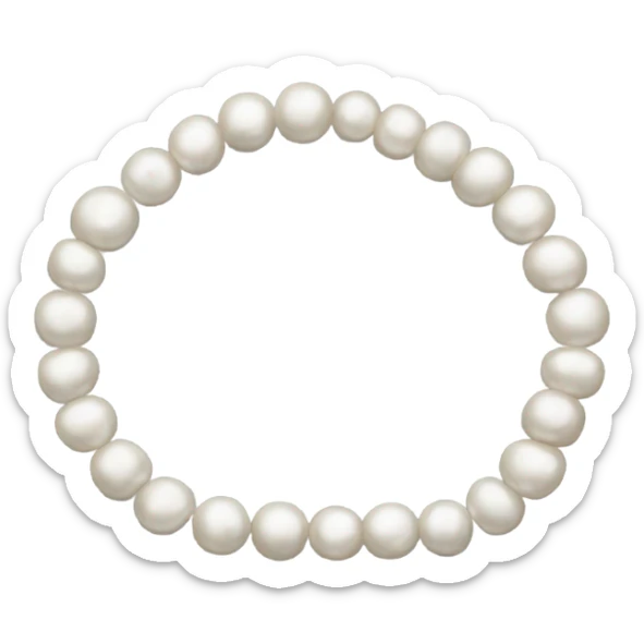 pearl beads sticker