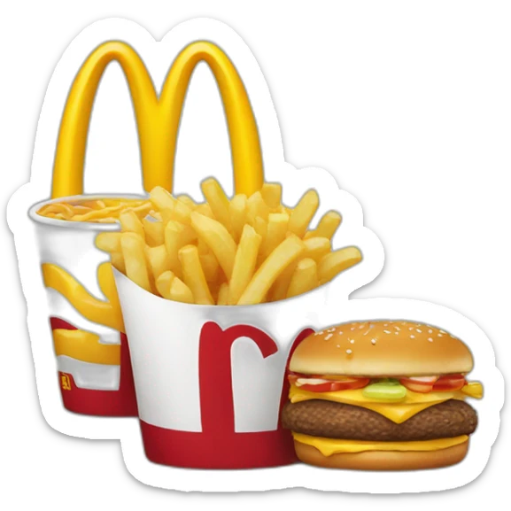 McDonald's sticker
