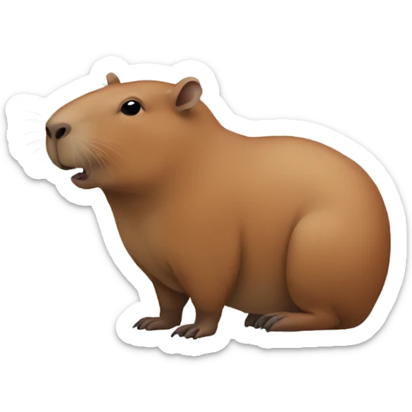 Capibara sticker