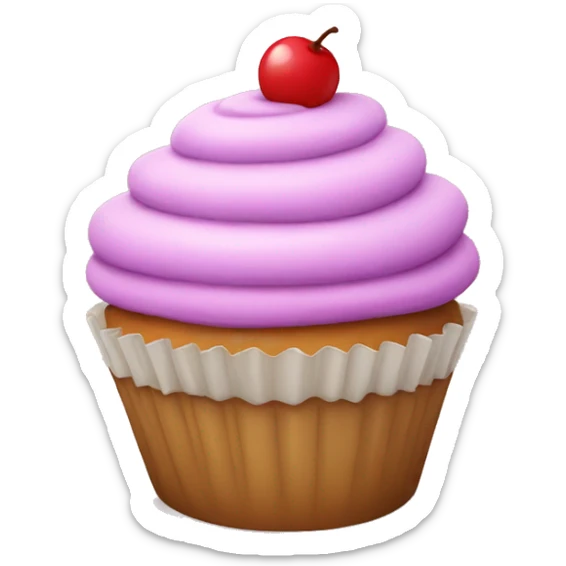 Cupcake sticker