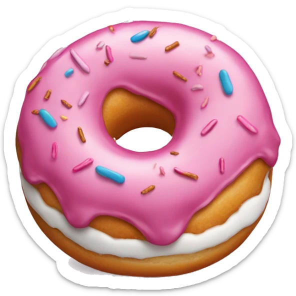 coquette donut sticker