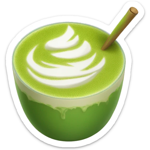 matcha latte sticker