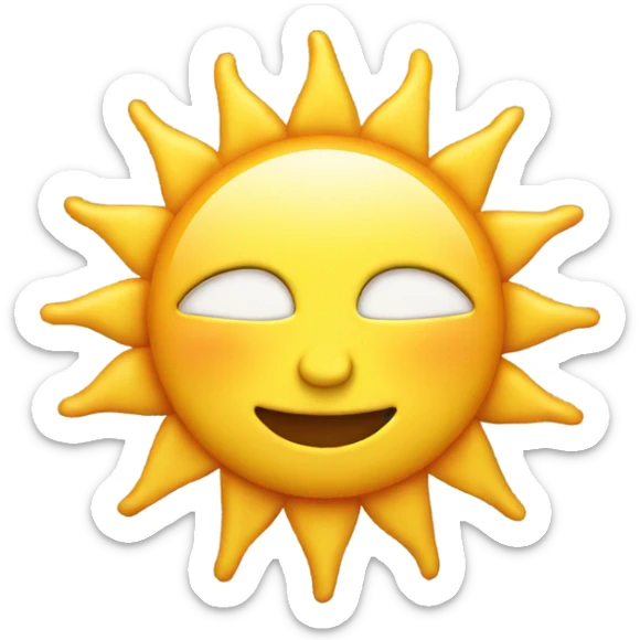 Sun sticker