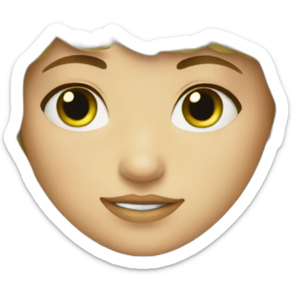 blond-girl-short-hair-and-curtain-fringe-with-green-eyes sticker