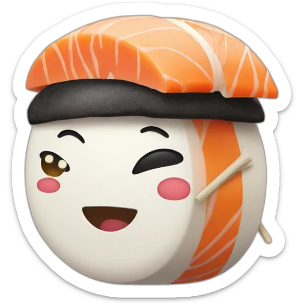 Cinema sushi sticker