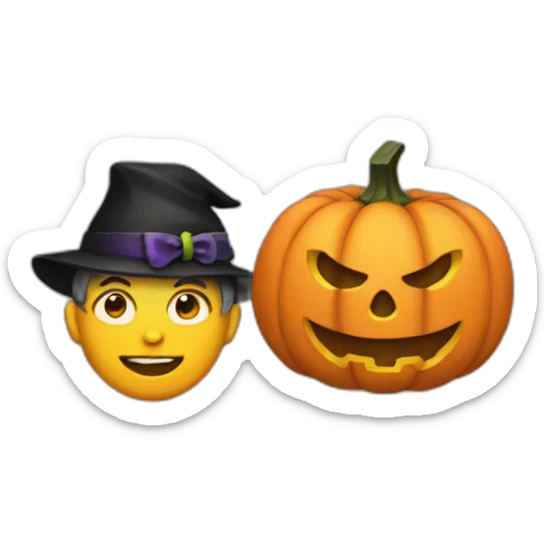 Halloween sticker