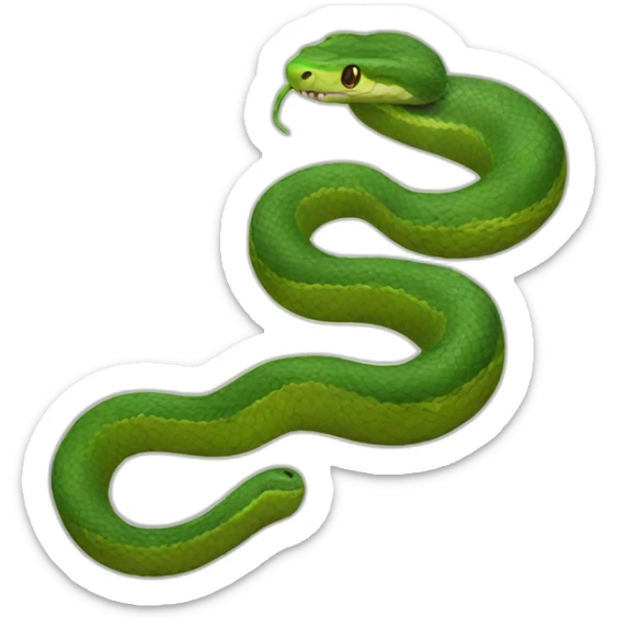 Snake sticker