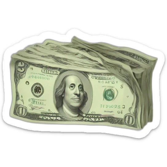 dollar sticker