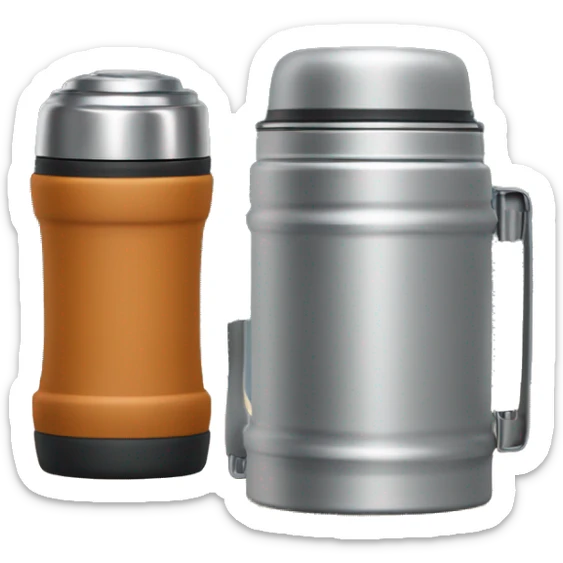thermos and guampa of tereré sticker