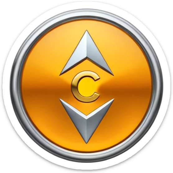 crypto currency symbol  named CryptoTap think more a tap or faucet  now add more about cryptocurrencyis sticker