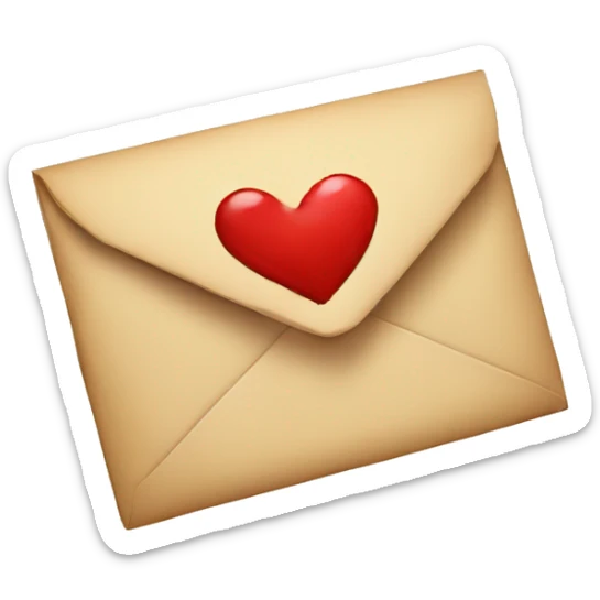 Love letter sticker