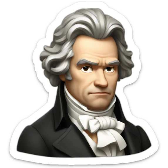 beethoven sticker