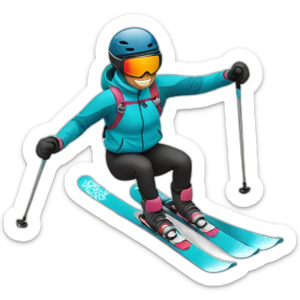 Ski sticker