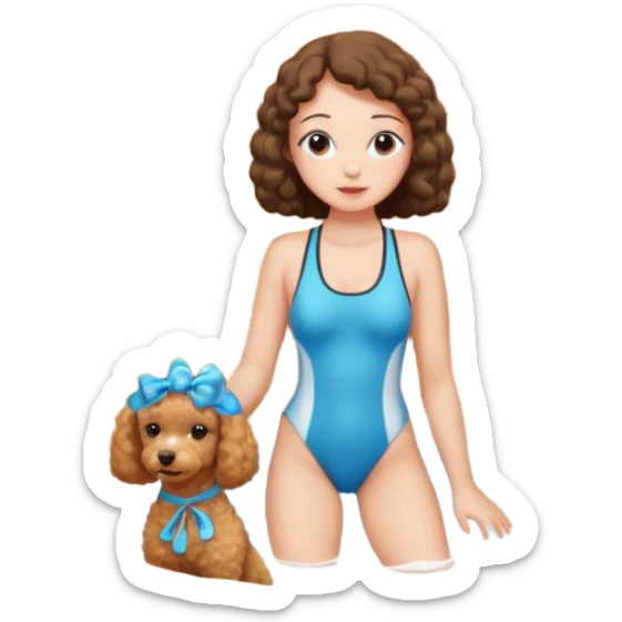 Poodle in sauna human girl and boy and Barbie and Ken are the same person that is a girl in a girl in the game I am so confused about the baby baby families that I have seen on here but they have no clue how they sticker
