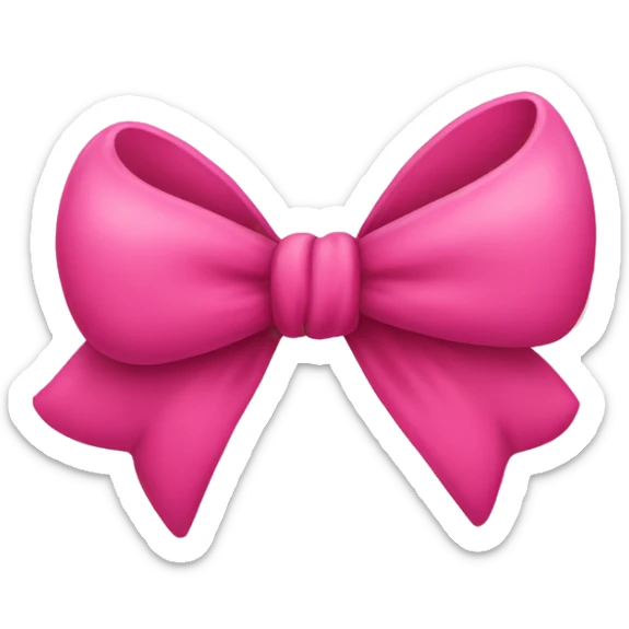Heart with a bow sticker