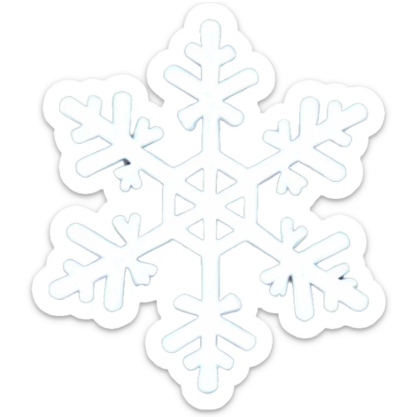 Snowflake  sticker