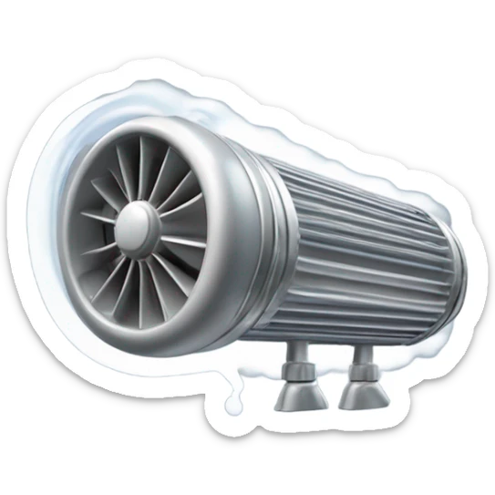 UN RADIADOR AUTOMOTRIZ CON FRIO Y CALOR sticker