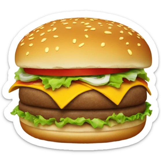 burger sticker