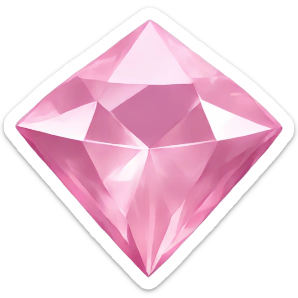 Pink diamond sticker
