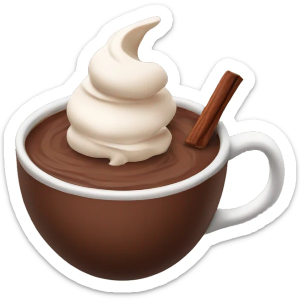 Hot chocolate  sticker