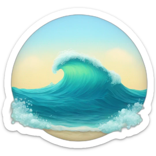 Ocean sticker