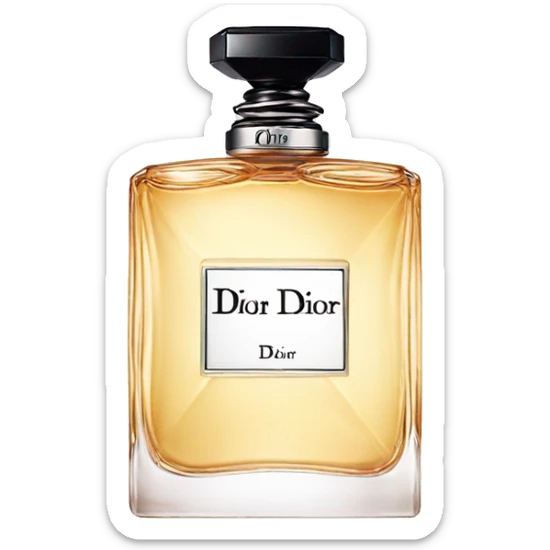 Dior perfume sticker