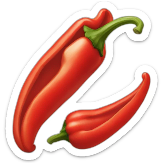 red pepper sticker