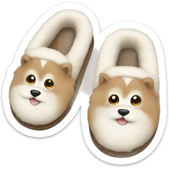 Cozy slippers sticker