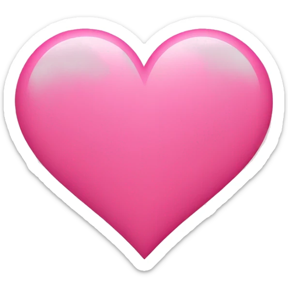 heart pink sticker