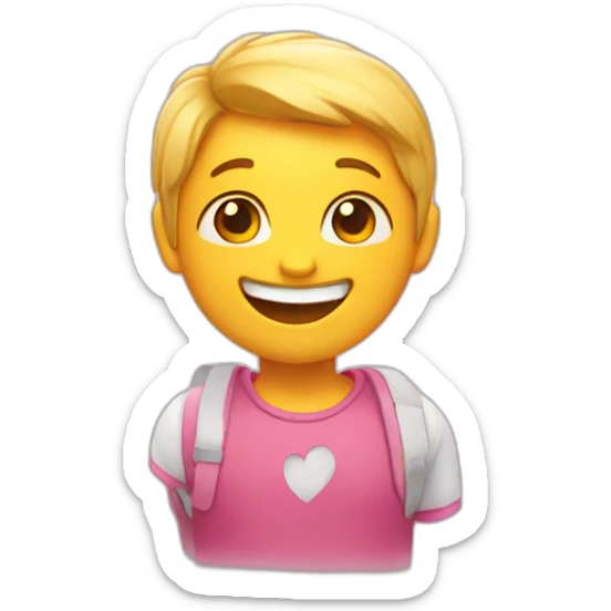  HAPPY HEART sticker